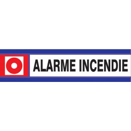 ALARME INCENDIE D-SIGN 180x45mm