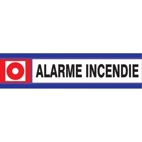 ALARME INCENDIE D-SIGN 180x45mm