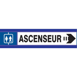 ASCENSEUR FLECHE A DROITE D-SIGN 180X45mm