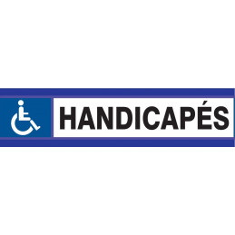 HANDICAPES D-SIGN 180x45mm