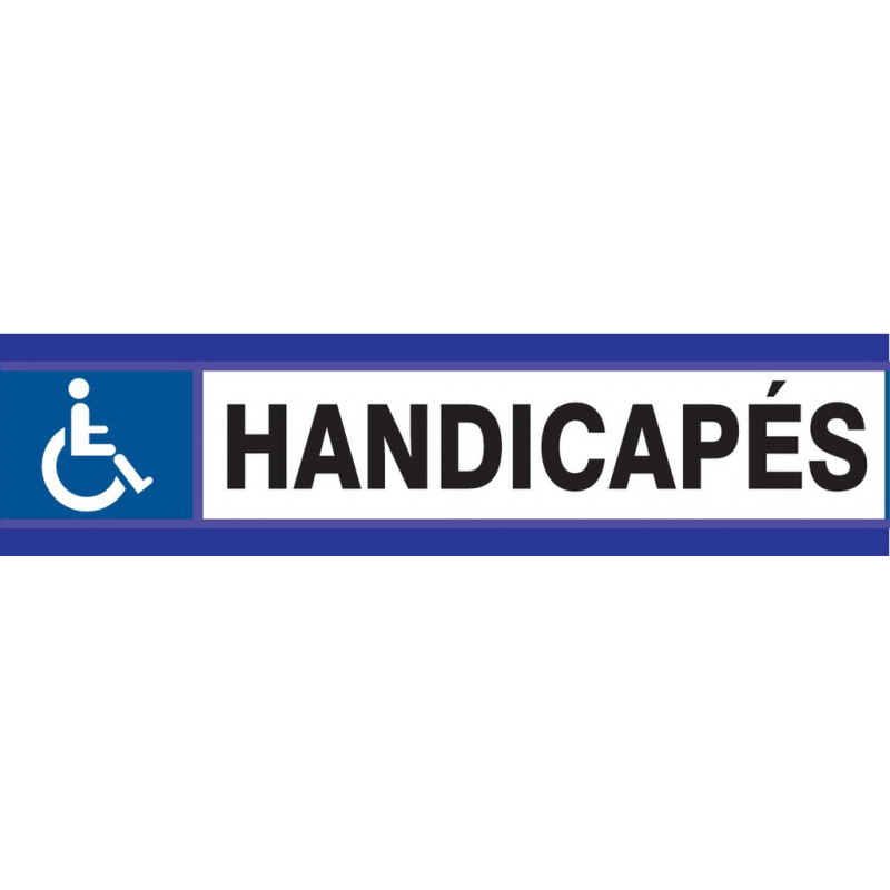 HANDICAPES D-SIGN 180x45mm HANDICAPES D-SIGN 180x45mm
