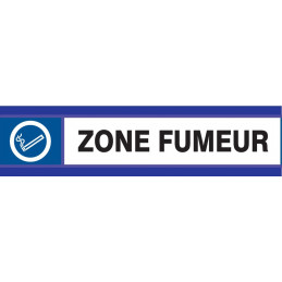 ZONE FUMEURS D-SIGN 180x45mm