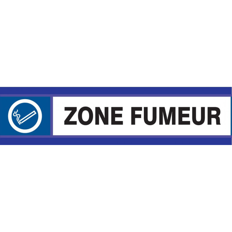 ZONE FUMEURS D-SIGN 180x45mm