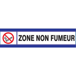 ZONE NON FUMEURS D-SIGN 180x45mm