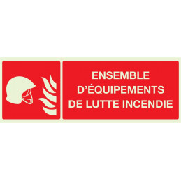 EQUIPEMENTS DE LUTTE CONTRE L'INCENDIE LUMIN. 330x200mm