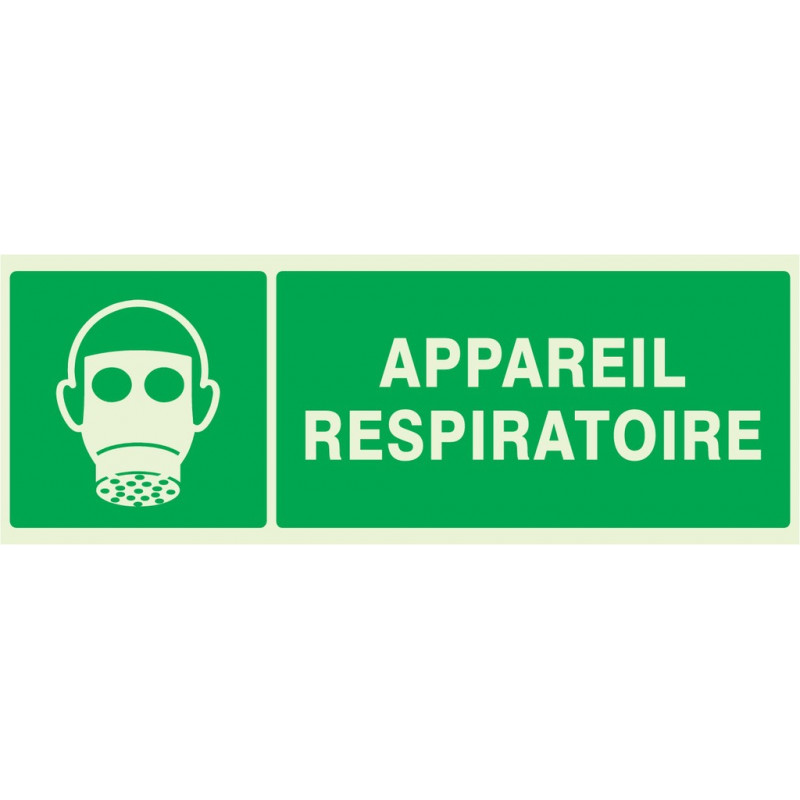 APPAREIL RESPIRATOIRE LUMINESCENT 330x200mm