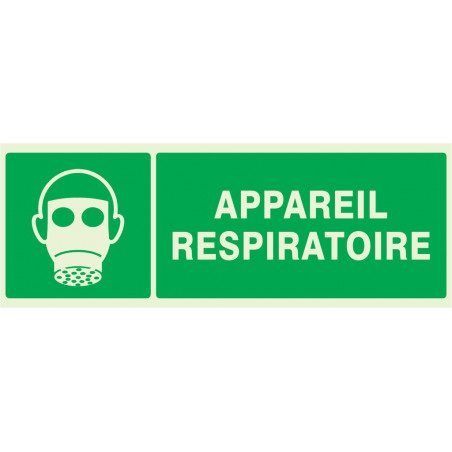 APPAREIL RESPIRATOIRE LUMINESCENT 330x200mm