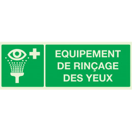 EQUIPEMENT DE RINCAGE DES YEUX LUMINESCENT 330x75mm