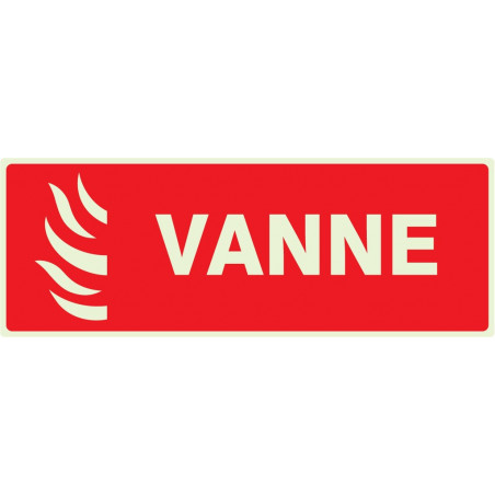 VANNE LUMINESCENT 330x120mm
