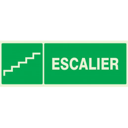 ESCALIER LUMINESCENT 330x120mm