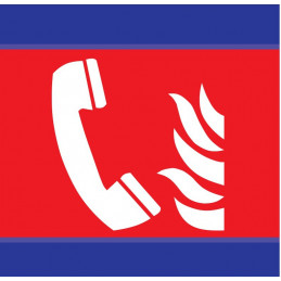 TELEPHONE INCENDIE 100x100 D-SIGN 100X100mm