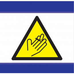 DANGER, ATTENTION A VOS MAINS D-SIGN 100x100mm