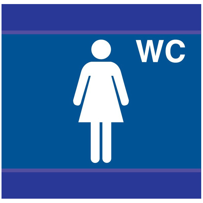 TOILETTES DAMES D-SIGN 100x100mm