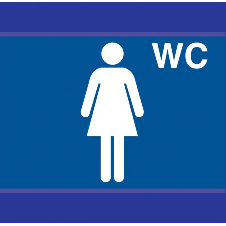 TOILETTES DAMES D-SIGN 100x100mm