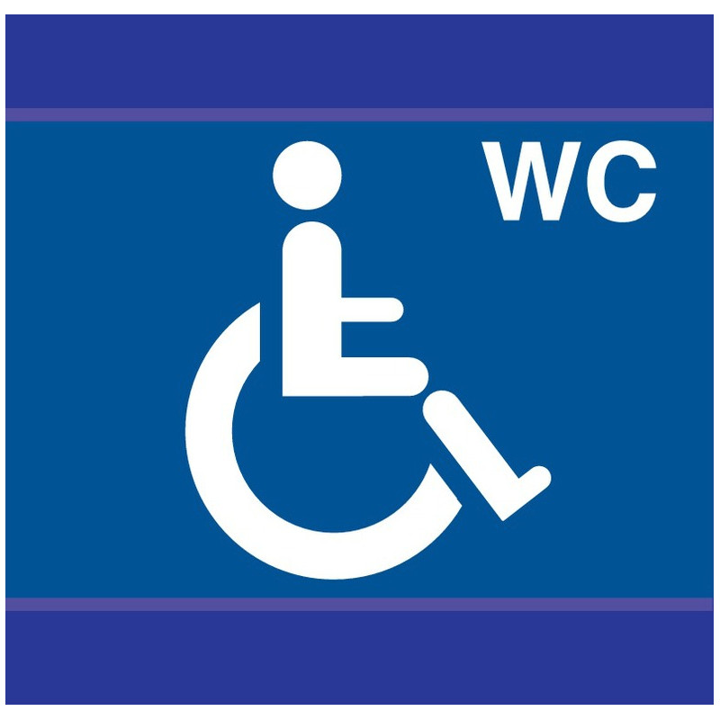 TOILETTES HANDICAPES D-SIGN 100x100mm TOILETTES HANDICAPES D-SIGN 100x100mm