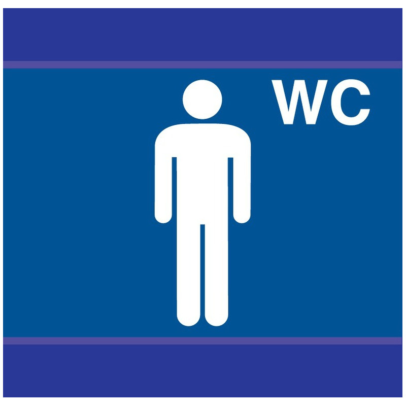 TOILETTES HOmmES D-SIGN 100X100mm TOILETTES HOmmES D-SIGN 100X100mm