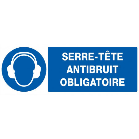 SERRE-TETE ANTIBRUIT OBLIGATOIRE 200x52mm