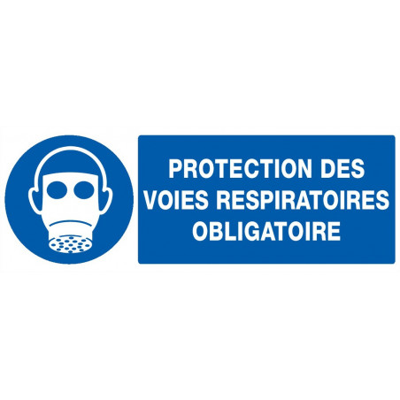 PROTECTION DES VOIES RESPIRATOIRES OBLIGAT. 200x52mm