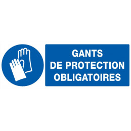 GANTS DE PROTECTION OBLIGATOIRES 200x52mm