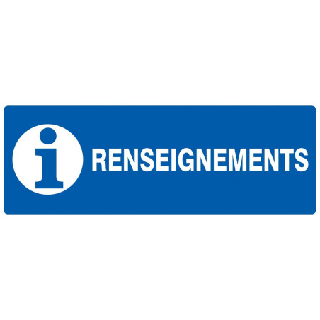 RENSEIGNEMENTS 200x52mm