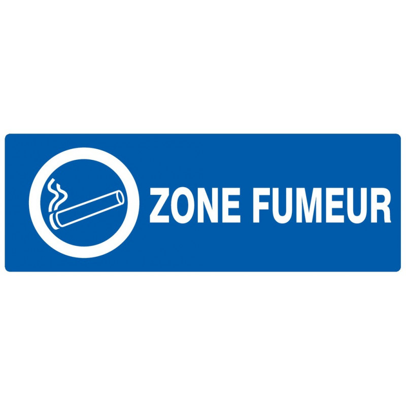 ZONE FUMEUR 200x52mm