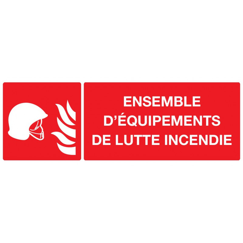 EQUIPEMENTS DE LUTTE CONTRE L'INCENDIE 330x200mm