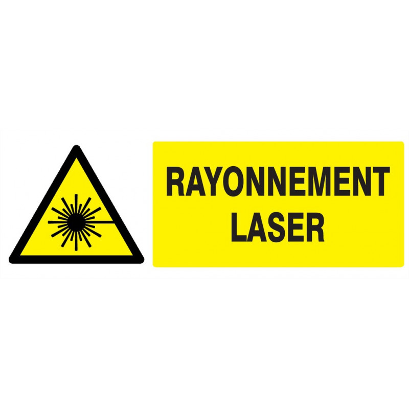 DANGER, RAYONNEMENT LASER 330x200mm