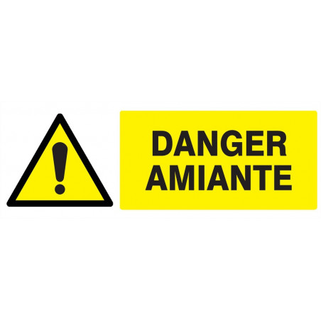 DANGER AMIANTE 330x200mm