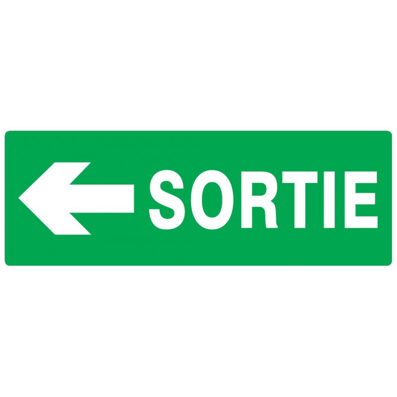 SORTIE FLECHE A GAUCHE 330x200mm SORTIE FLECHE A GAUCHE 330x200mm