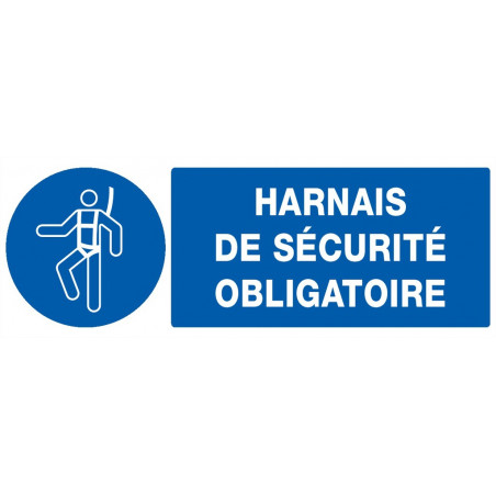 HARNAIS DE SECURITE OBLIGATOIRE 330x200mm