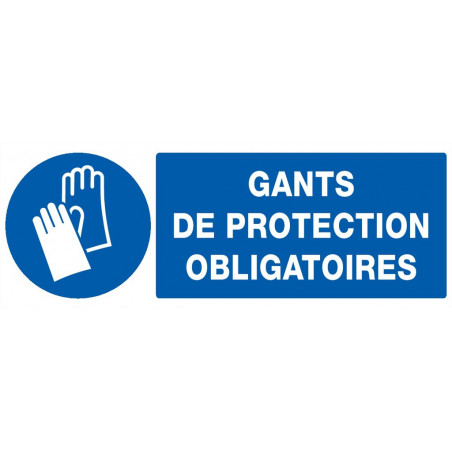 GANTS DE PROTECTION OBLIGATOIRES 330x200mm