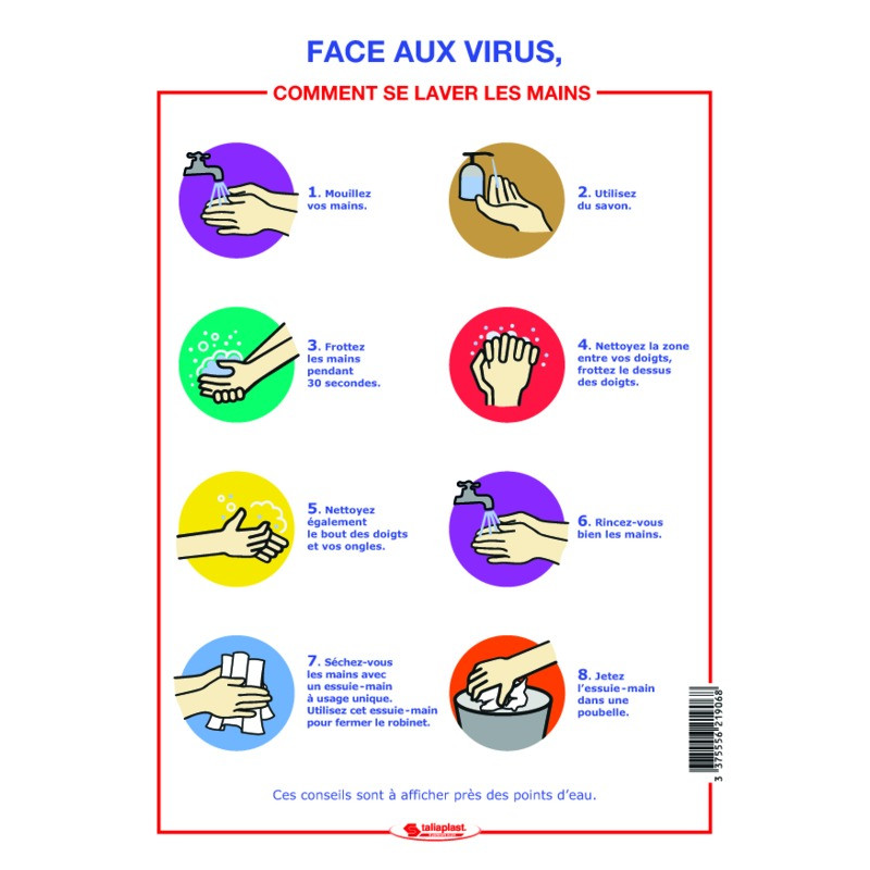 COMMENT SE LAVER LES MAINS (COVID-19)
