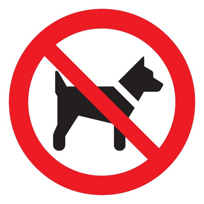 INTERDIT AUX CHIENS D.300mm INTERDIT AUX CHIENS D.300mm