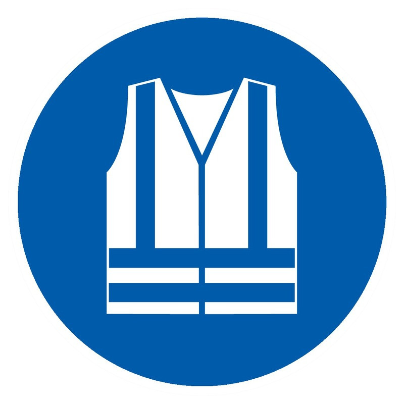 GILET DE SECURITE HAUTE VISIBILITE OBLIGAT. D.300mm GILET DE SECURITE HAUTE VISIBILITE OBLIGAT. D.300mm