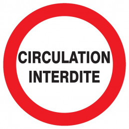 CIRCULATION INTERDITE D.420mm