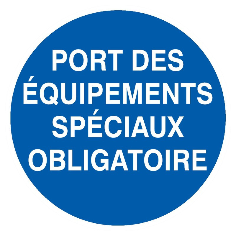 PORT DES EQUIPEMENTS SPECIAUX OBLIGATOIRE D.420mm