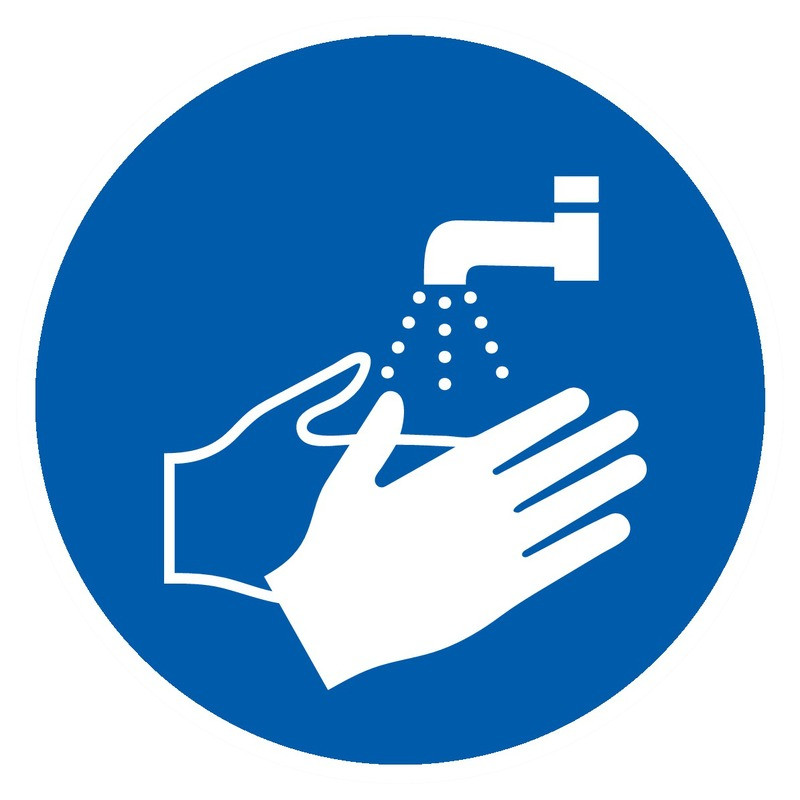 LAVAGE DES MAINS OBLIGATOIRE D.420mm LAVAGE DES MAINS OBLIGATOIRE D.420mm