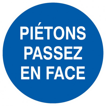 PIETONS PASSEZ EN FACE D.420mm