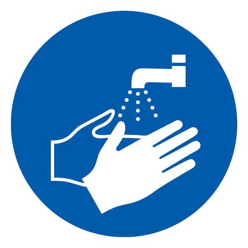 LAVAGE DES MAINS OBLIGATOIRE D.80mm