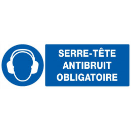 SERRE-TETE ANTIBRUIT OBLIGATOIRE 330X75mm