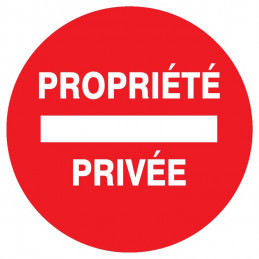 PROPRIETE PRIVEE D.180mm