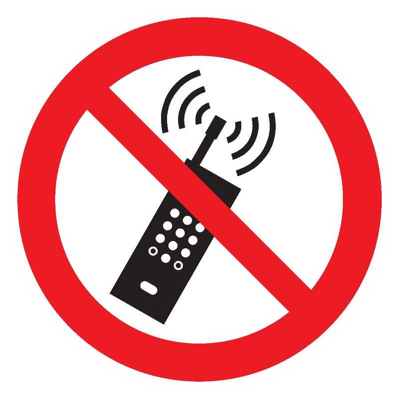 INTERDICTION D'ACTIVER DES TELEPHONES MOBILES D.180mm INTERDICTION D'ACTIVER DES TELEPHONES MOBILES D.180mm