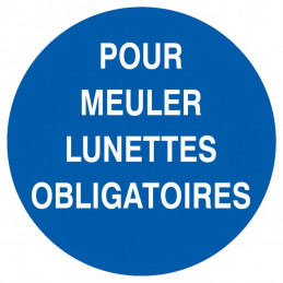 POUR MEULER LUNETTES OBLIGATOIRES D.180mm
