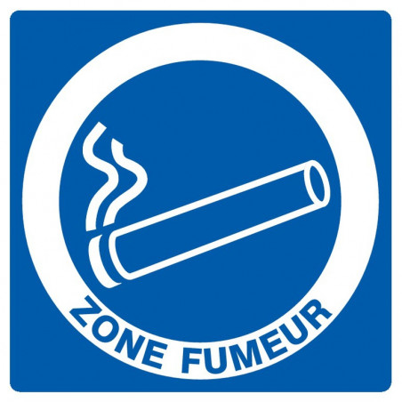 ZONE FUMEUR 200x200mm