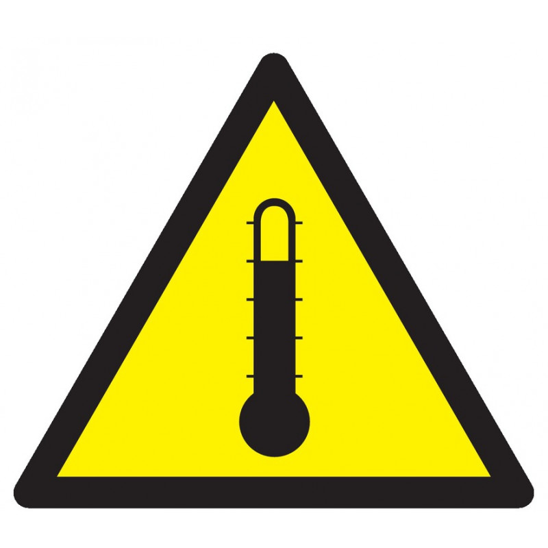 DANGER HAUTE TEMPERATURE 300x300x300mm DANGER HAUTE TEMPERATURE 300x300x300mm