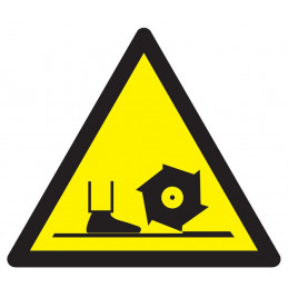 DANGER BROCHE DE FRAISAGE 300x300x300mm