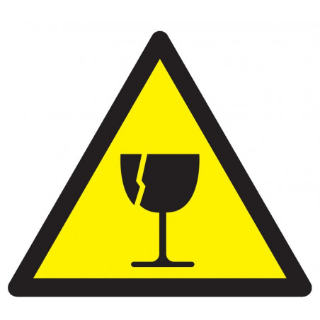 DANGER FRAGILE 300x300x300mm