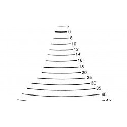 Couteau à sculpteur, forme 3 - 3 mm