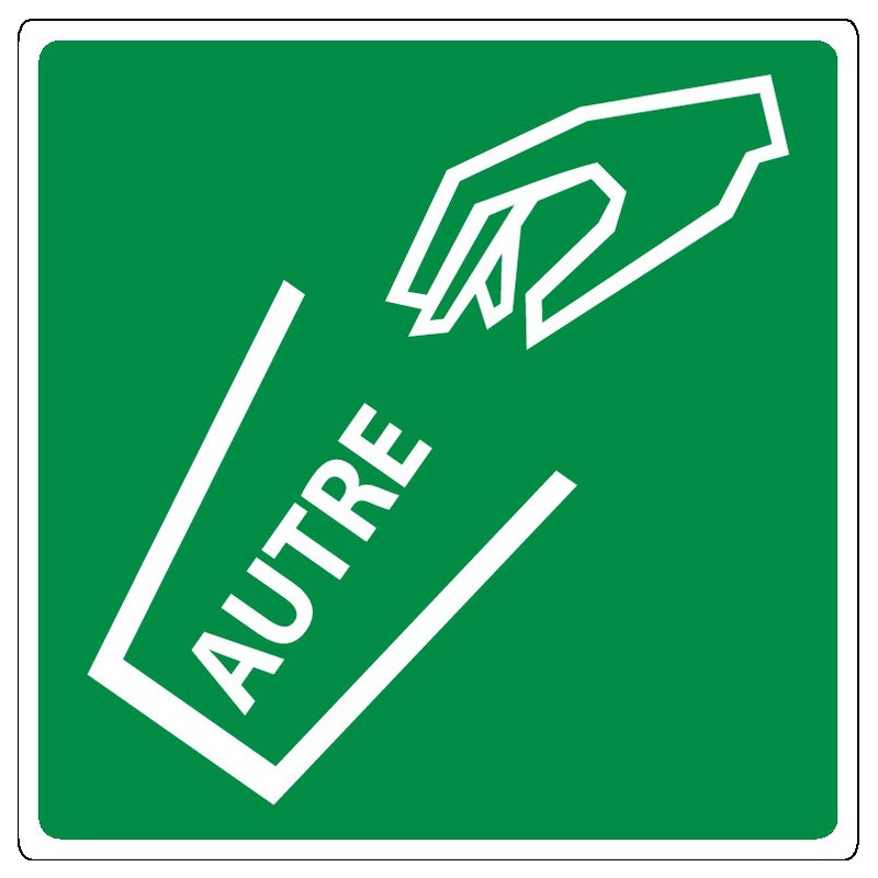 POUBELLE AUTRE ADHESIF 200x200mm POUBELLE AUTRE ADHESIF 200x200mm
