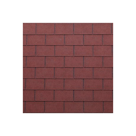 Bardeau bitumineux - SOPRATUILE® Rouge - Paquet de 3,05 m²
